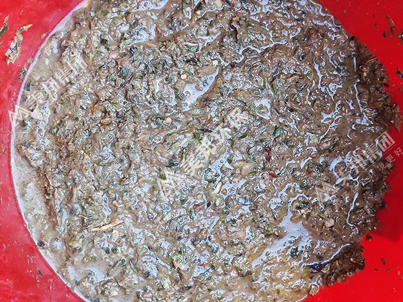 餐廚垃圾壓榨脫水前 餐廚垃圾壓榨脫水前